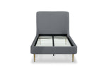 Manhattan Heather - Bed With Gold Legs