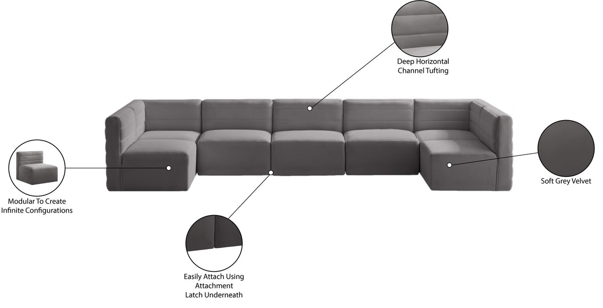 Quincy - 7 Piece Modular Sectional