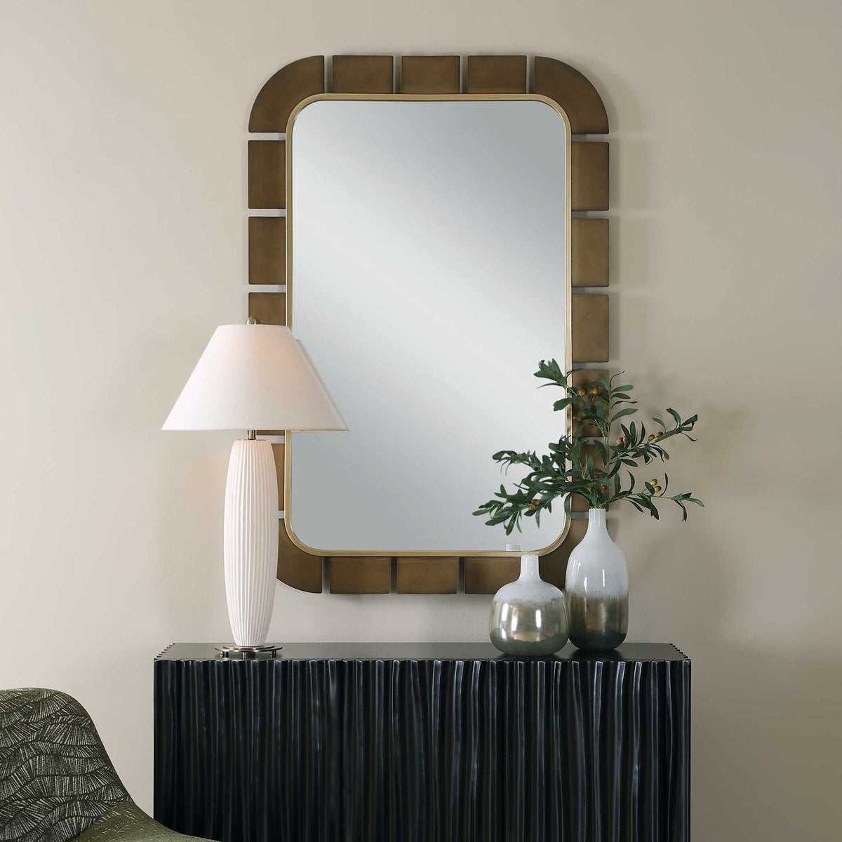 Segment - Mirror - Dark Bronze