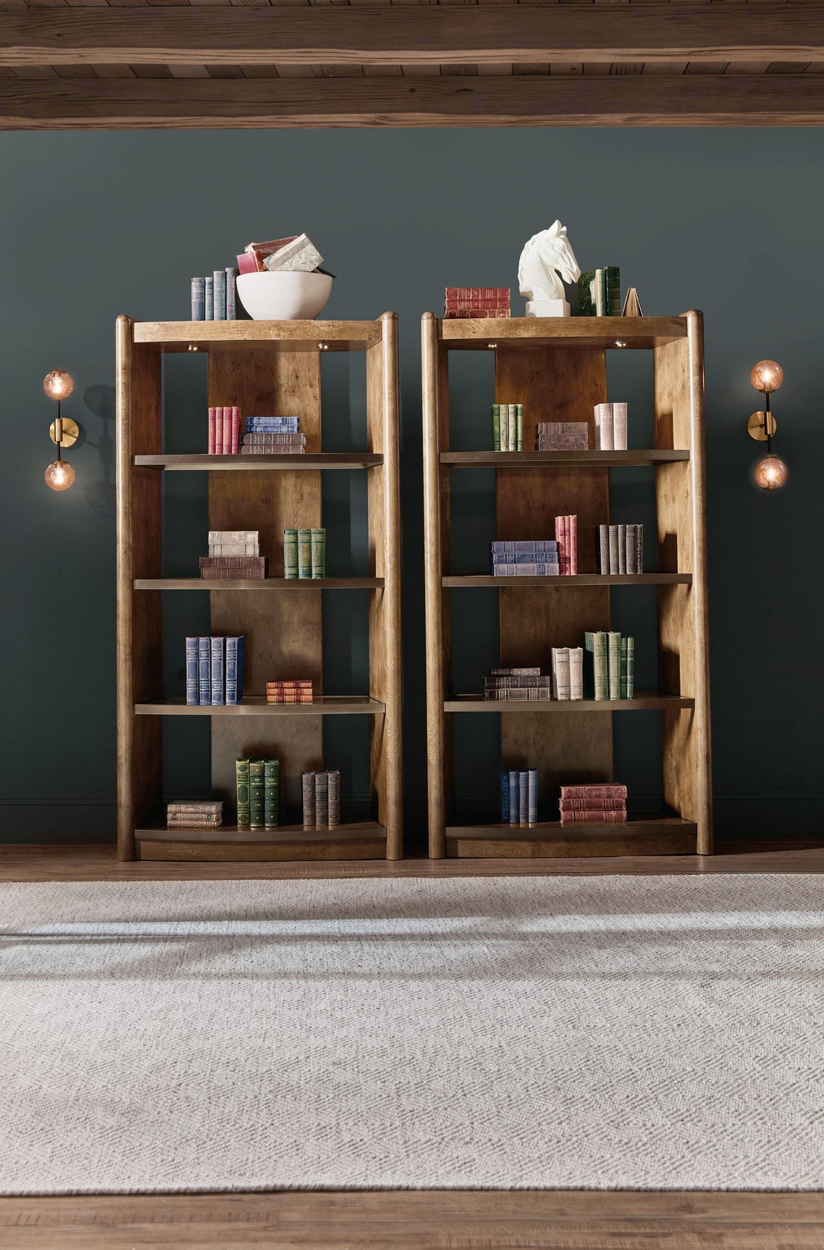 Melange - Romano Etagere - Dark Brown