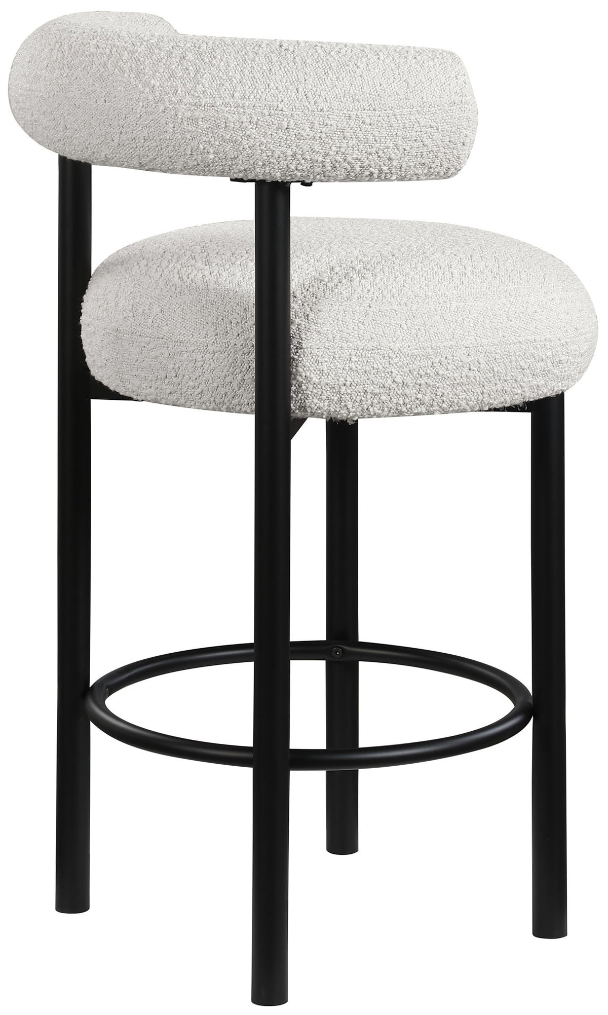 Bordeaux - Stool With Black Legs (Set of 2)