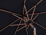 Fiji - Aluminum Patio Umbrella With Square Teak Base