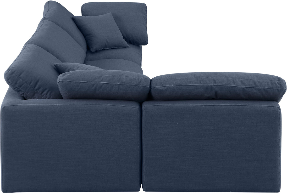 Indulge - Linen 4 Piece Modular Sectional