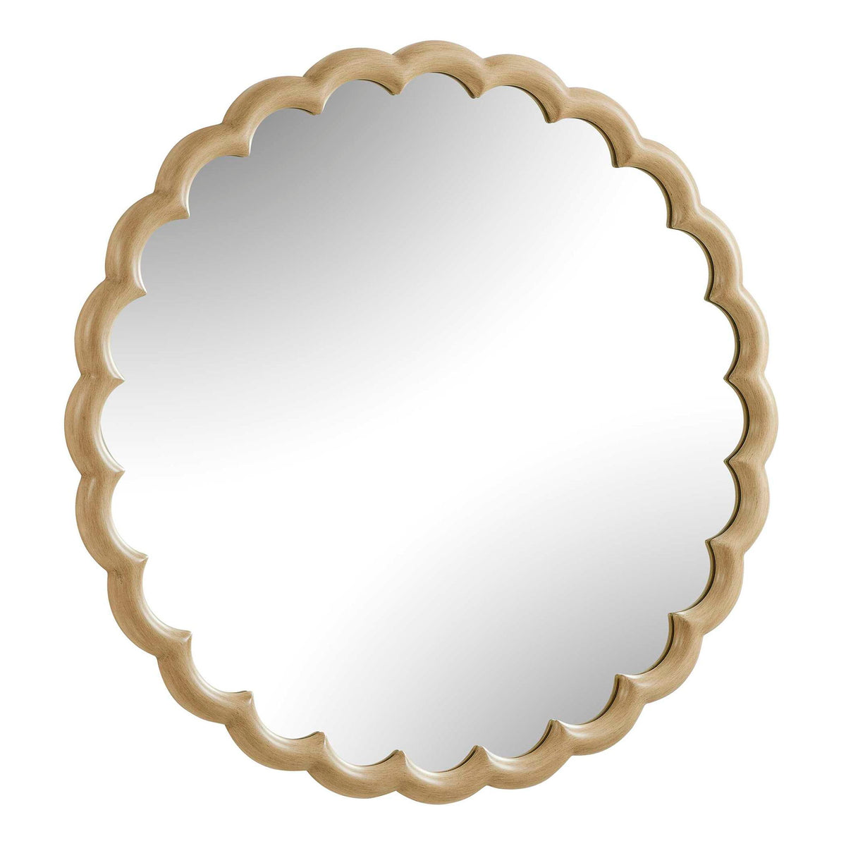 Cerrito - Round Mirror - Burnished Ivory