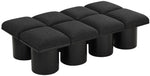 Pavilion - 8 Piece Modular Bench With Black Base