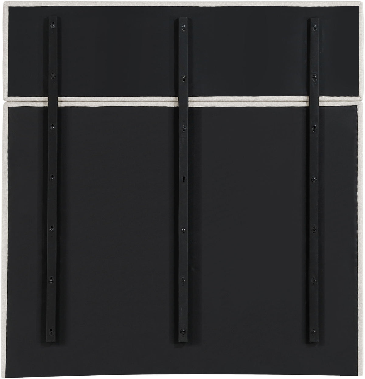 Adam - Linen Fabric Bed With 70.5" Headboard