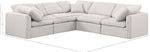 Indulge - Linen 5 Piece Modular Corner Sectional