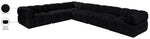 Orin - L-Shaped Velvet 6 Piece Modular Sectional