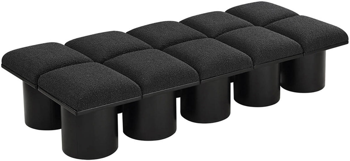 Pavilion - 10 Piece Modular Bench With Black Base