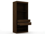Manhattan Mulberry - Wardrobe Closet With Open Space