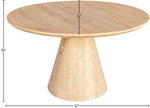 Linette - Dining Table - White Oak