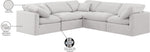 Indulge - Velvet 5 Piece Modular Corner Sectional