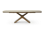 9368 - Dining Table With Extensions - Taupe