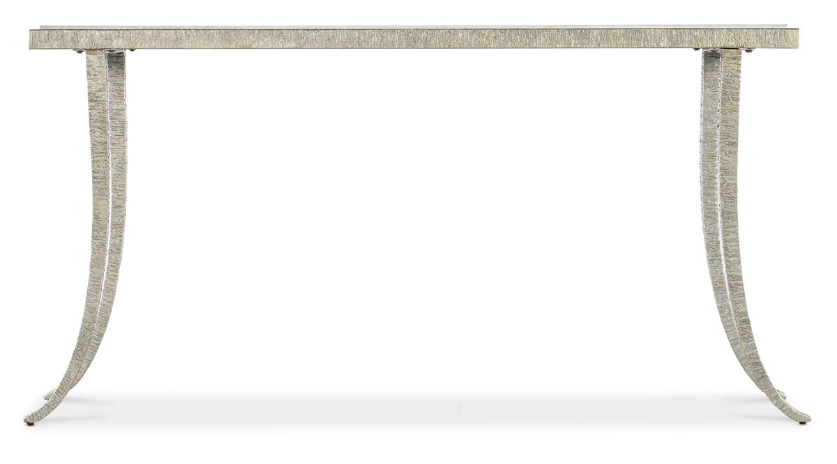 Melange - Sabre Console Table - Silver