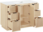 Willard - Engineered Stone And Solid Wood Bathroom Vanity