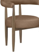 Sable - Vegan Leather Upholstered Dining Chair (Set of 2) - Brown Base
