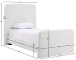 Fira - Chenille Fabric Upholstered Bed