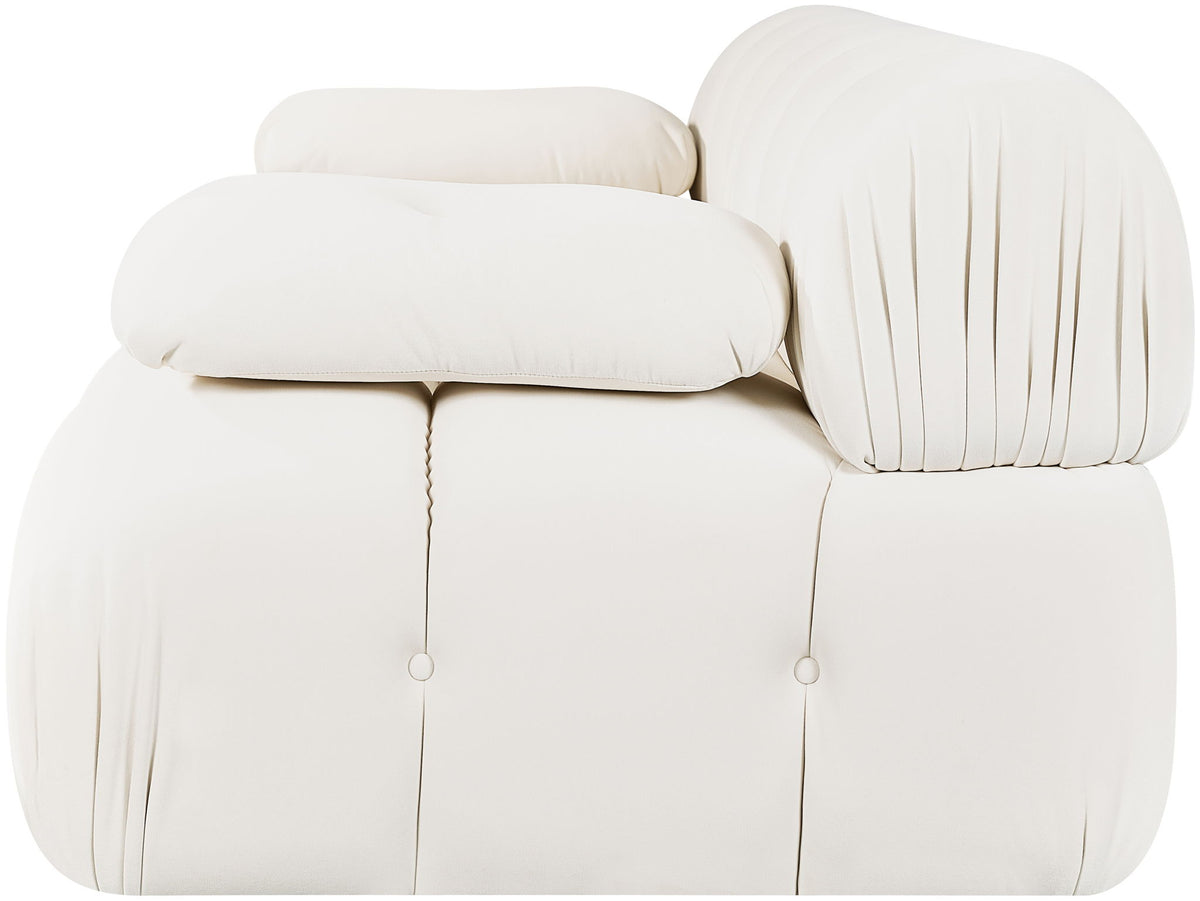 Orin - Velvet Performance Fabric Upholstered 2 Piece Modular Sofa