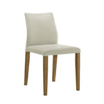 Elyza - Full Back Top Grain Leather Upholstered Wood Dining Chairs (Set of 2)