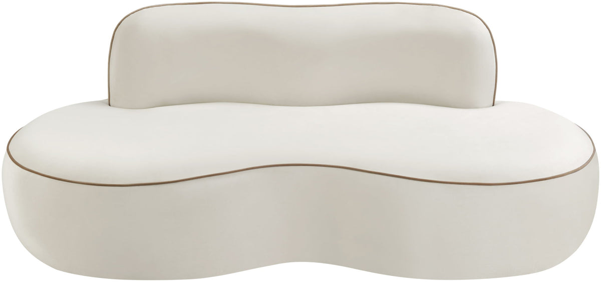Swerve - Velvet 77" Upholstered Loveseat