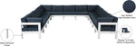 Nizuc - Outdoor Patio 13 Piece Modular Sectional With White Frame