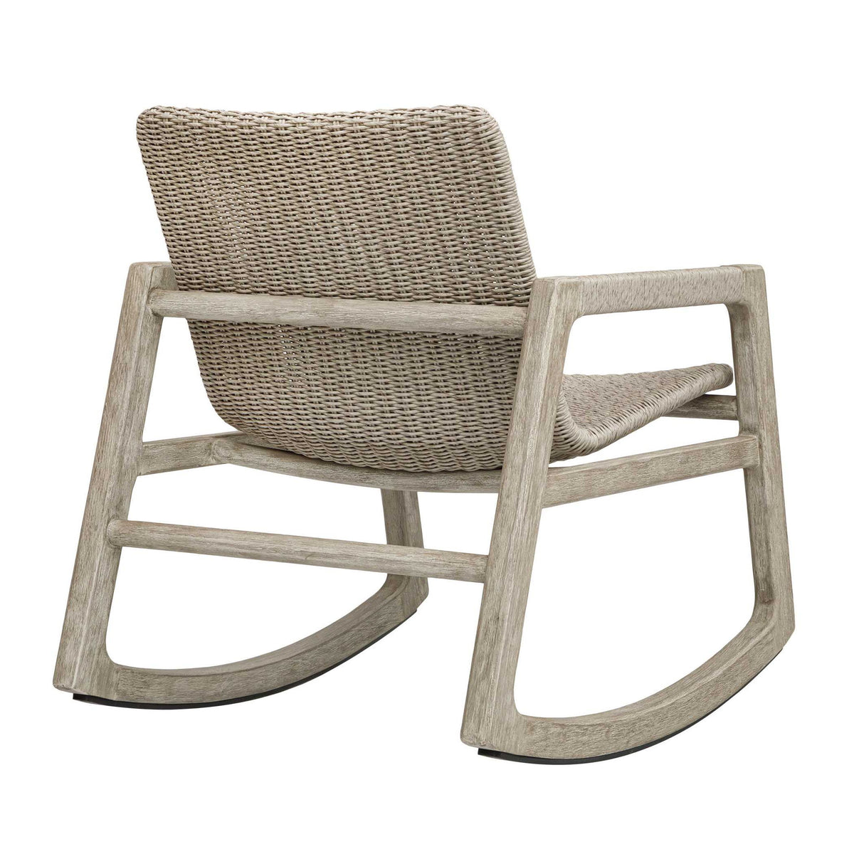 Sumba - Outdoor Wicker Rocking Chair - Gray