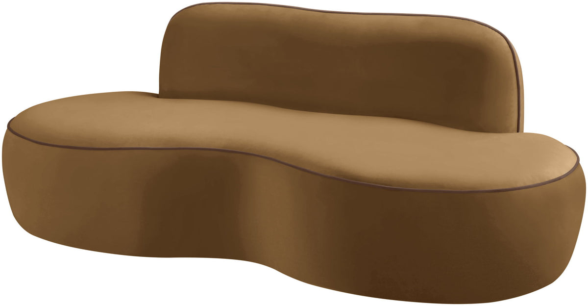 Swerve - Velvet 77" Upholstered Loveseat