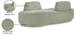Argyle - Chenille Fabric Chaise / Loveseat