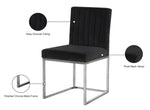 Giselle - Dining Chair with Chrome Base (Set of 2)