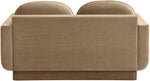 Diviento - Velvet Performance Fabric Upholstered Loveseat