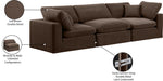 Comfy - Velvet Modular Sofa 3 Seats