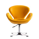 Manhattan Raspberry - Swivel Lounge Chair