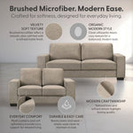 Yvonne - 2-Piece Living Room Set (Sofa & Loveseat)