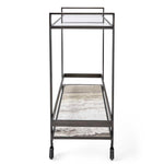 Roll Along - Bar Cart - Brass