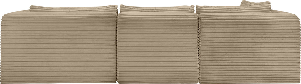 Shaggy - Fabric 3 Piece Modular Sectional
