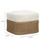Axel - Boucle Outdoor Ottoman