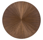 Eleana - Round Dining Table With One Leaf - Medium Wood