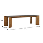 Kelvin - Modern Dining Table - Gray / Woodtone