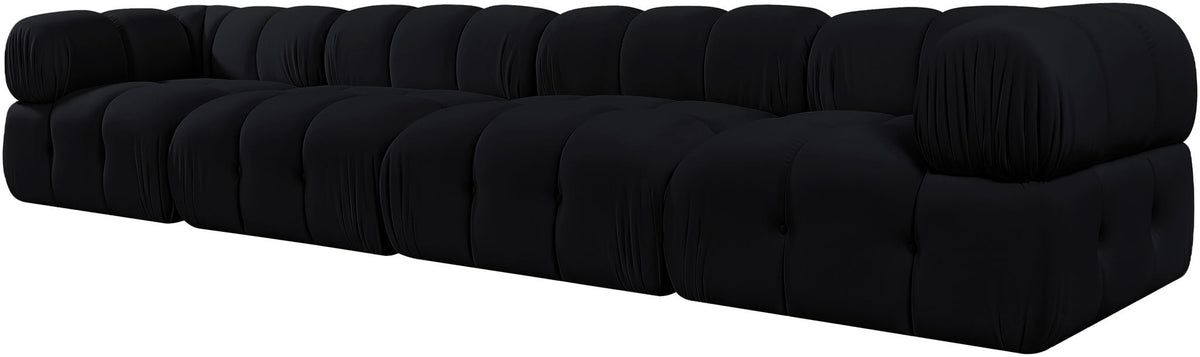 Orin - Fabric Velvet 4 Piece Modular Sofa