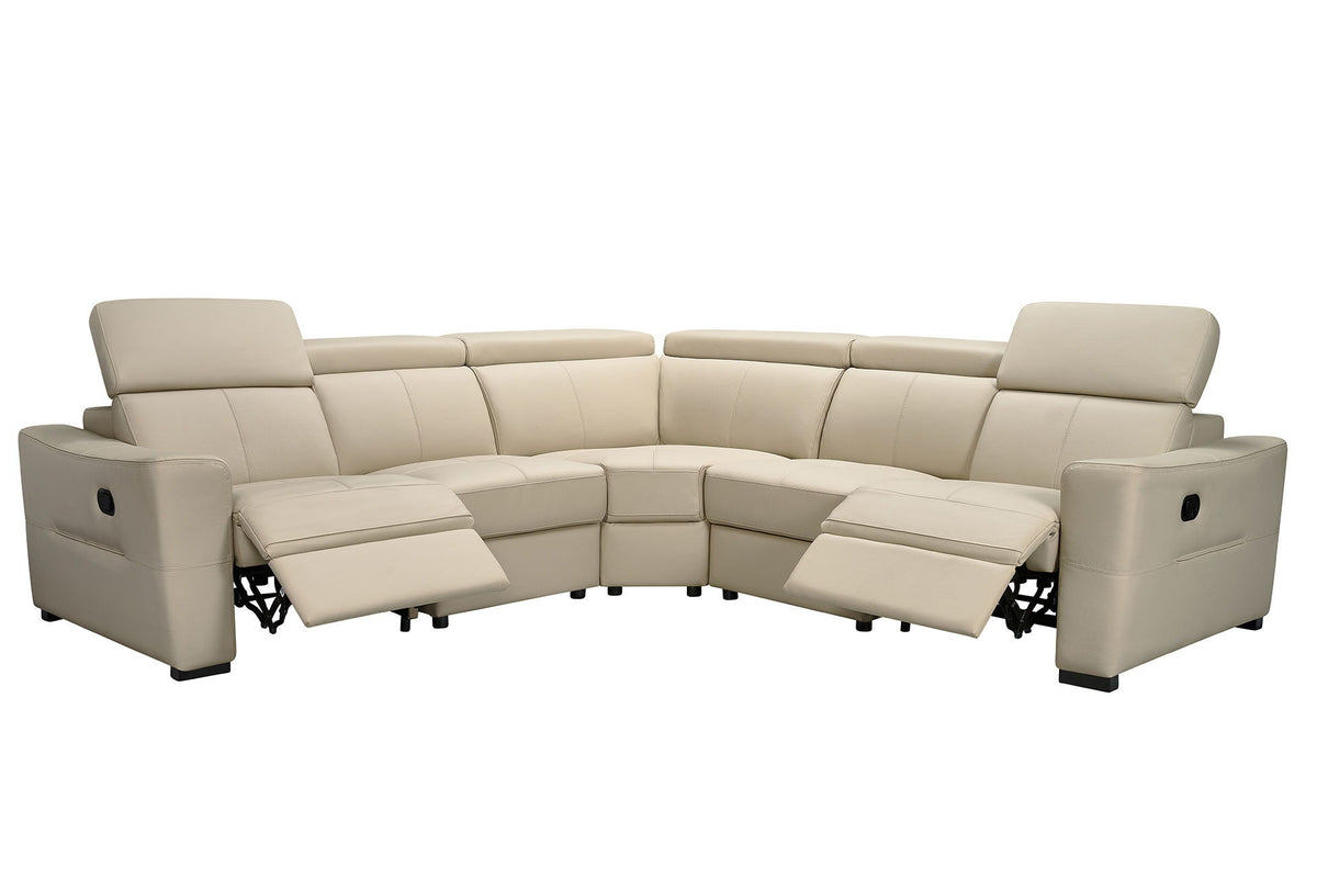 6021 - Sectional With Manual Recliners