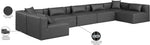Cube - 7 Piece Modular U-Shaped Sectional
