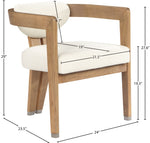 Carlyle - Dining Chair With Natural Frame