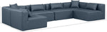 Cube - 6 Piece Modular Armless Sectional