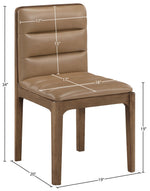 Ellis - Vegan Leather Upholstered Dining Chair (Set of 2) - Tan
