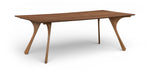 Glenwood - 86.75" Solid Wood And Walnut Veneer Dining Table - Brown