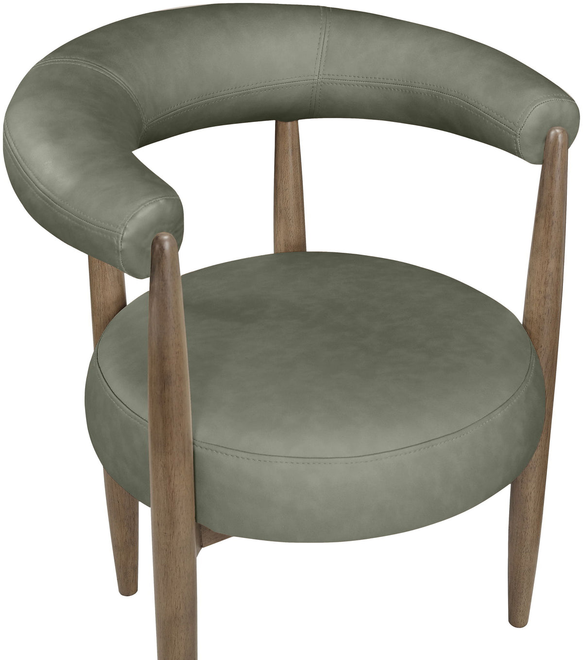 Sable - Vegan Leather Upholstered Dining Chair (Set of 2) - Brown Base