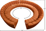 Infinity - 12 Piece Velvet Modular Sectional