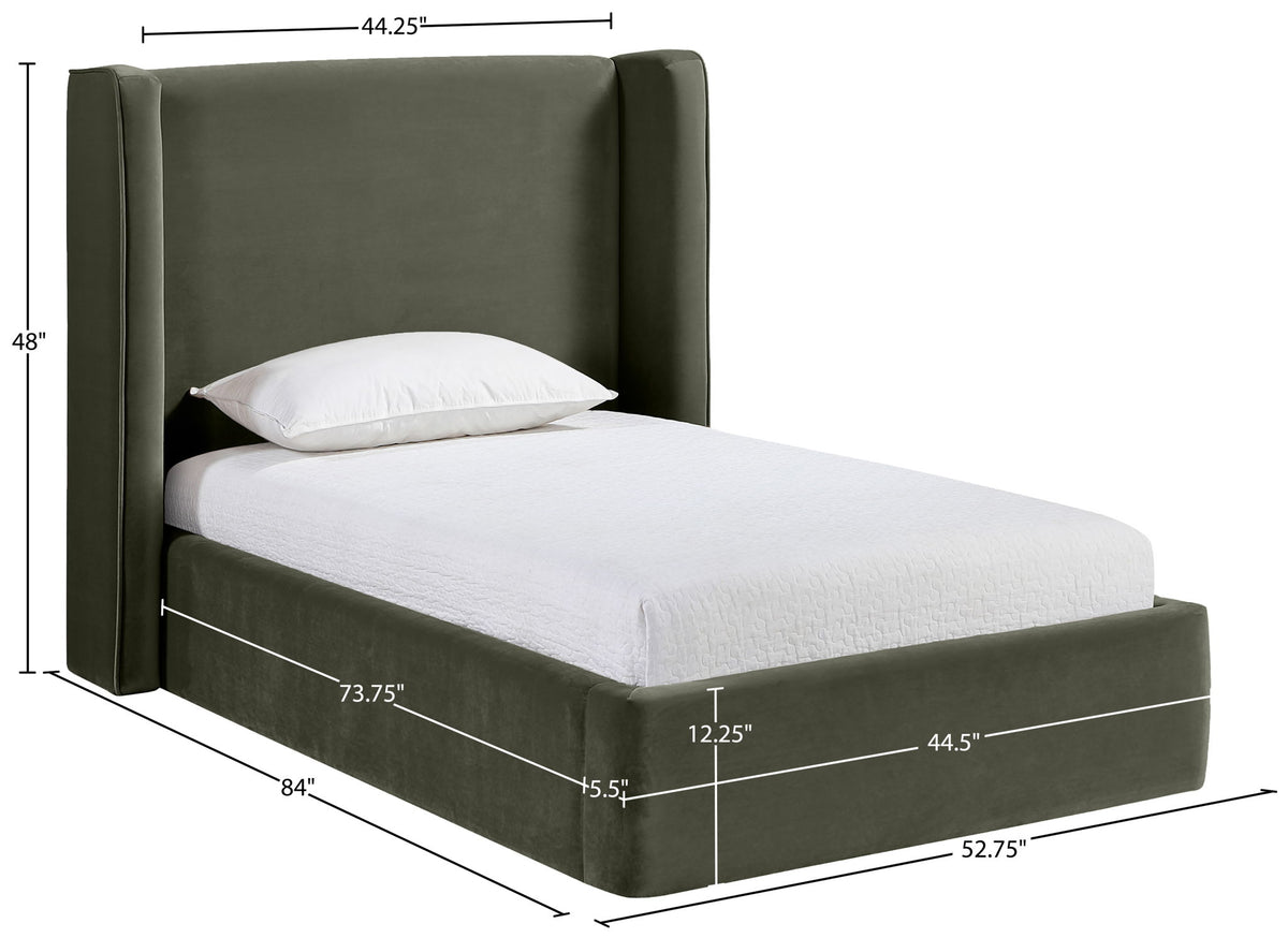 Kendall - Velvet Upholstered Bed