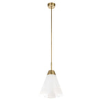Tiered Ombre - 1 Light LED Pendant - Brass