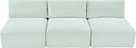 Shaggy - 3 Seat Modular Armless Sofa